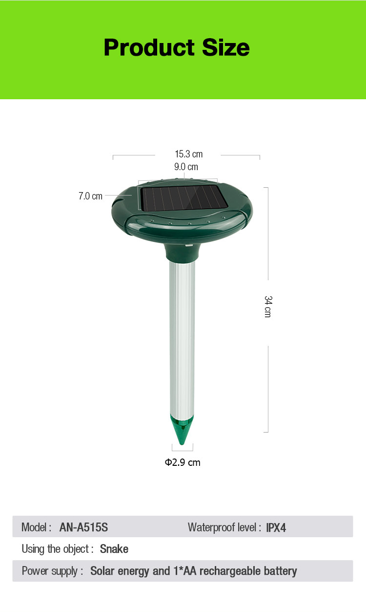 solar snake repeller manuafacturer