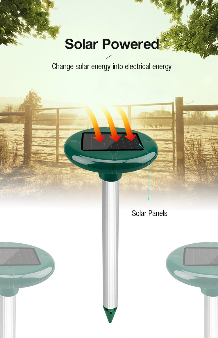 solar sonic mole repeller manuafacturer