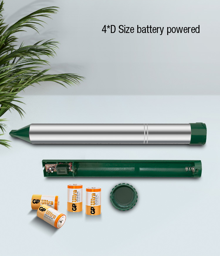 sonic mole repeller manufacturer
