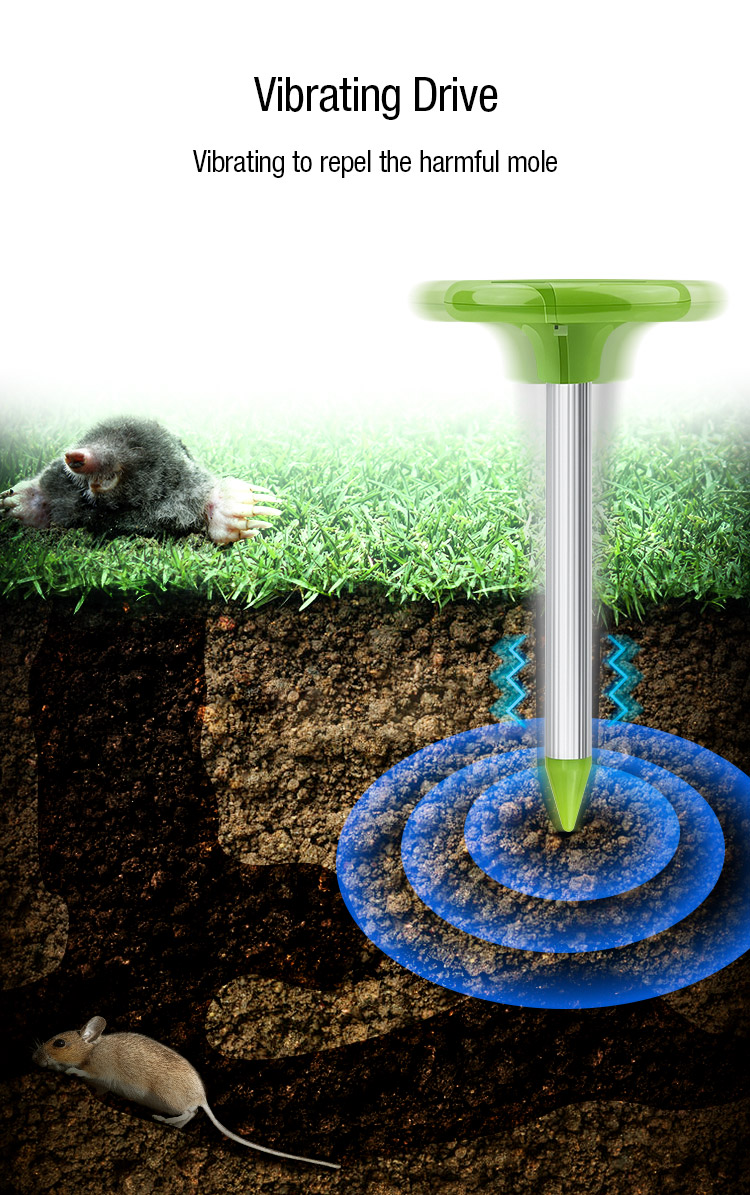 solar mole chaser manufacturer