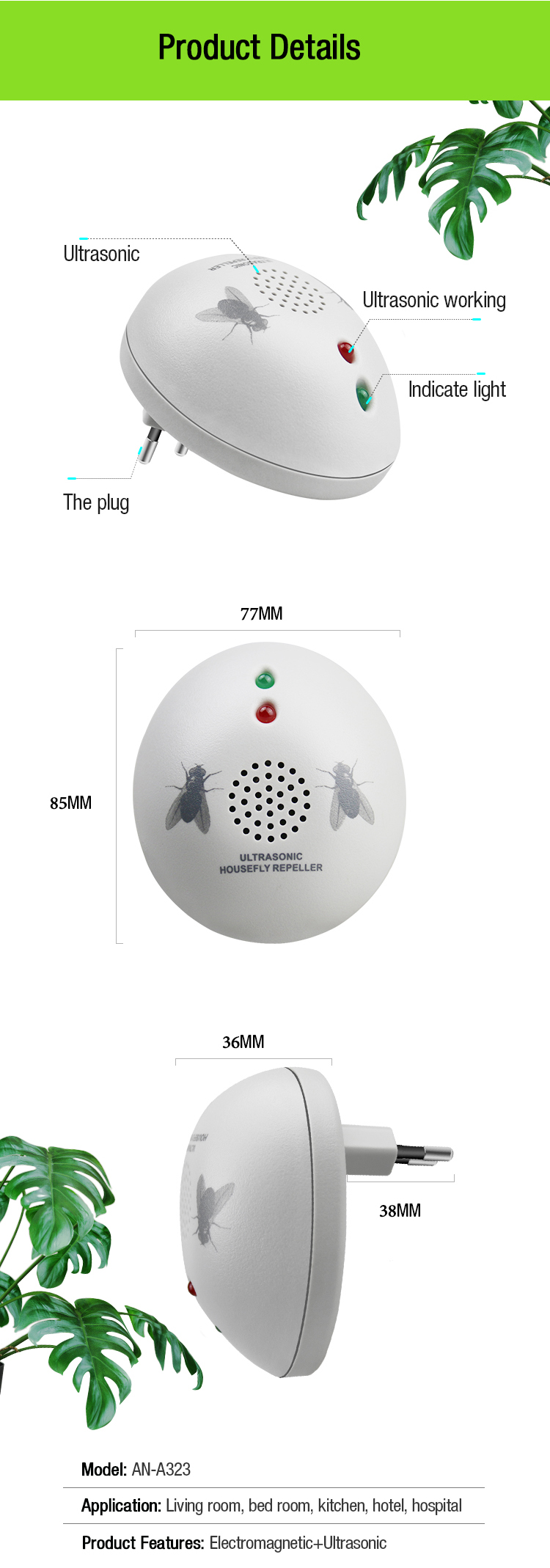 ultrasonic fly repeller manufacturer 