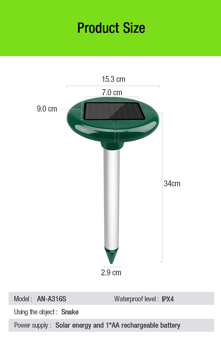 solar snake repeller manuafacturer 