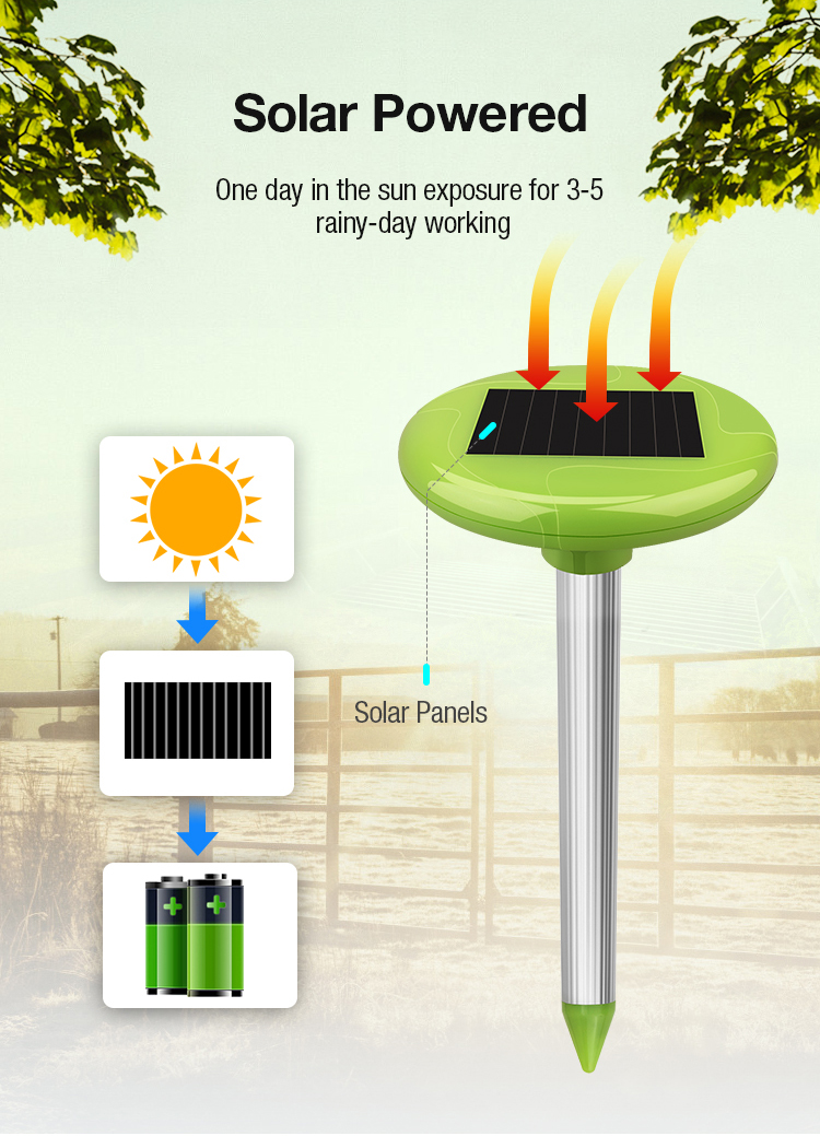 solar mole repeller manufacturer