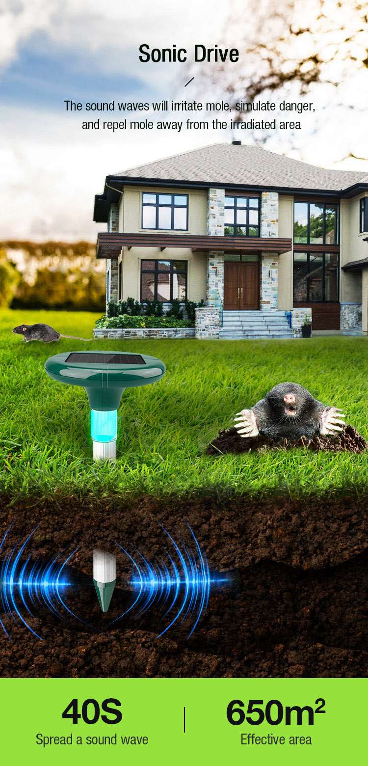 solar gopher repeller manuafacturer
