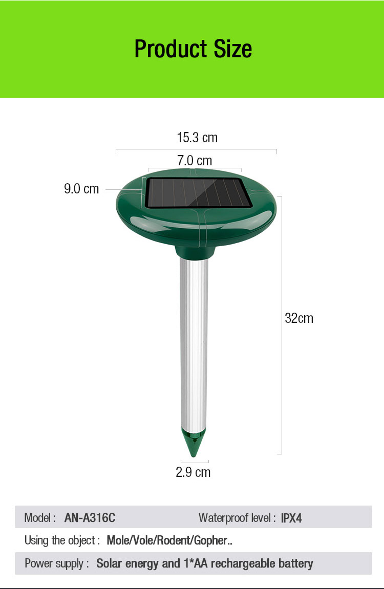 vole repeller manufacturer