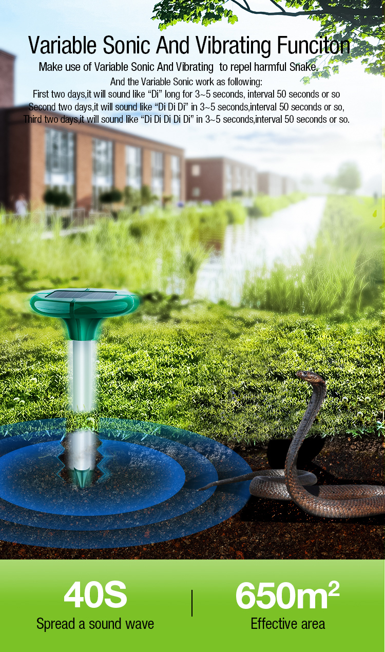 solar snake repeller manuafacturer 