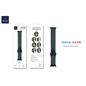 Dual Color Silicon Watch Band