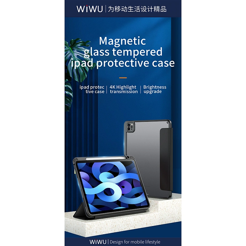 2 in 1 Magnetic Separation iPad Folio Case