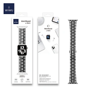 Seven beads steel watch band