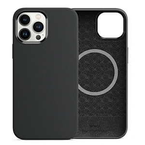 WiWU Skin Touch Liquid Silicone Phone Case for iPhone 13 Pro Magnetic Wireless Charging Full Protective Phone Cover