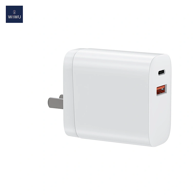 WiWU Portable 30W Charger UK EU Standard Small Mini Power Adapter for iPhone 13 Wall Charger