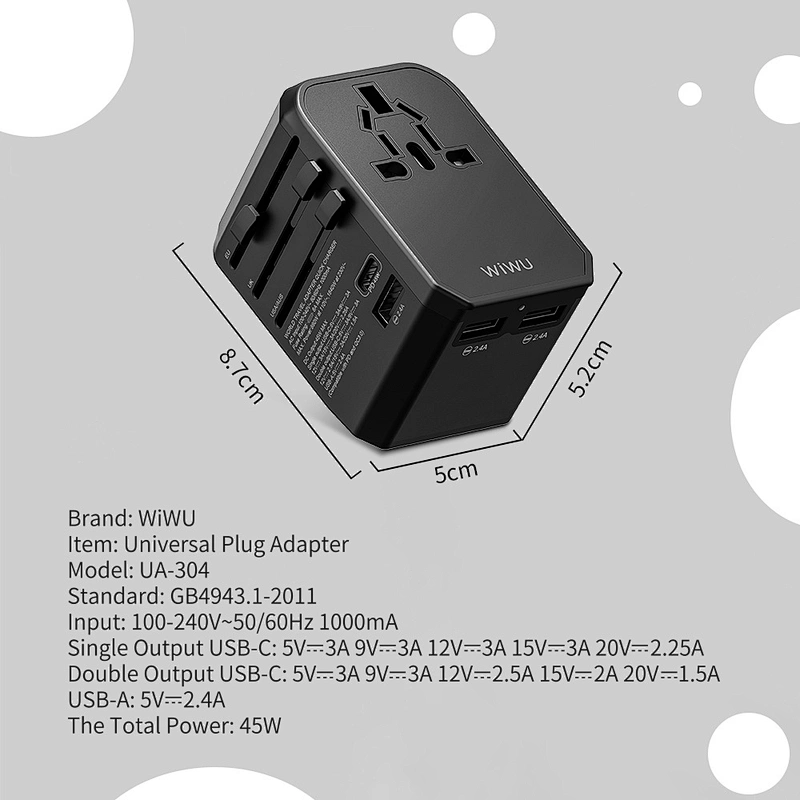 Universal Plug Adapter UA-304