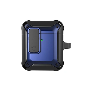 WiWU Mecha AirPods Case Shockproof Waterproof Earphone Cover Keychain Full Protective Case for Apple AirPod Pro Accessories