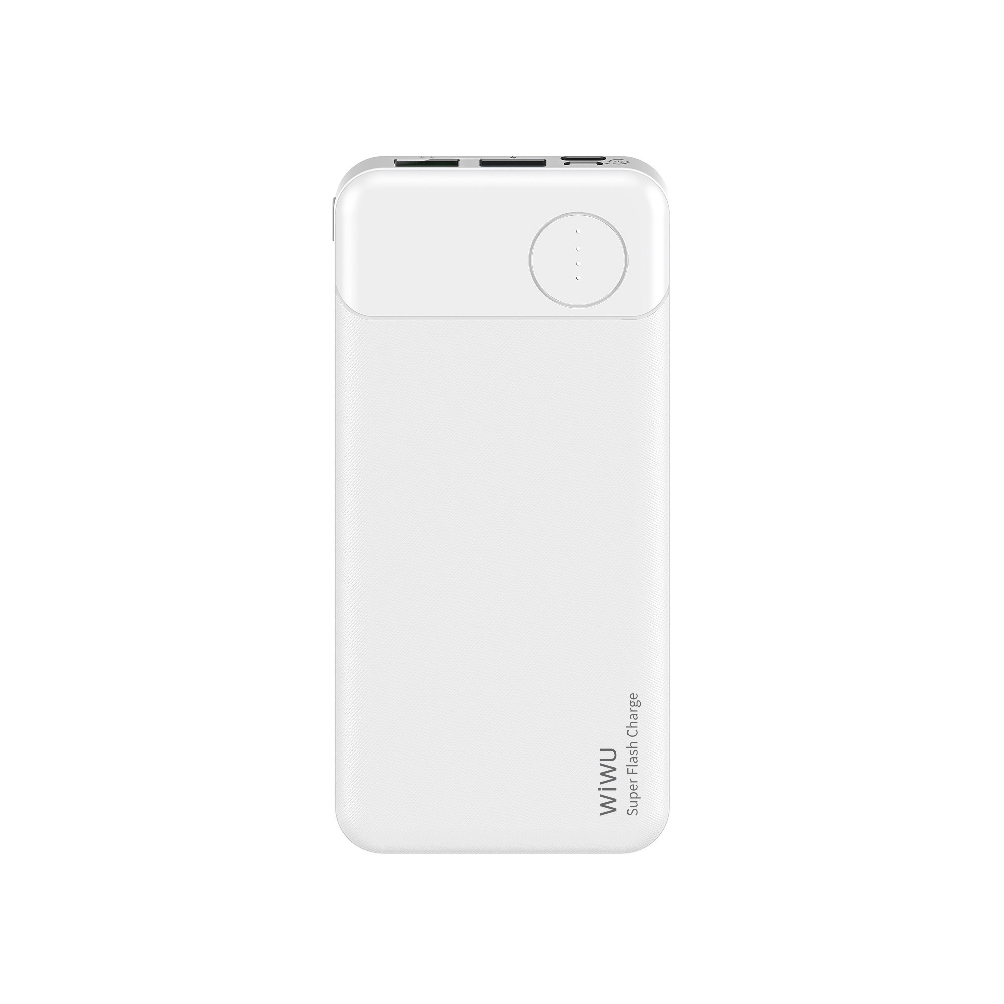 WiWU JC-14 Portable Fast Charging Power Bank 10000mAh High Capacity Lightweight Universal Mobile Phone Charger Power Station