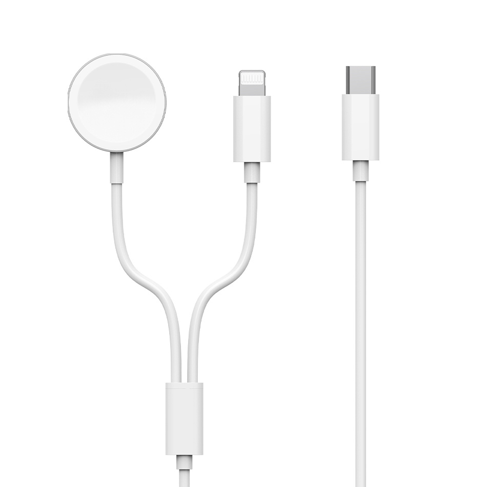 WiWU 2 in 1 Wireless Charge for iWatch Portable Smart Watch Wireless Charger Universal Phone Charger