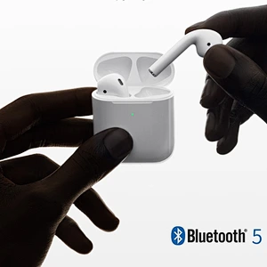 WiWU Airbuds Light Sensor Bluetooth 5.0 Gaming In-ear Earbuds GPS Location Support Wireless Charge Earphone