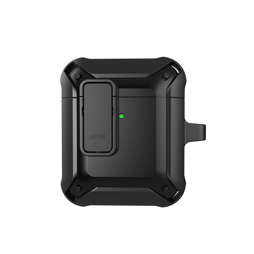 WiWU Mecha AirPods Case Shockproof Waterproof Earphone Cover Keychain Full Protective Case for Apple AirPod Pro Accessories