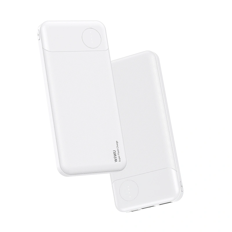 WiWU JC-14 Portable Fast Charging Power Bank 10000mAh High Capacity Lightweight Universal Mobile Phone Charger Power Station