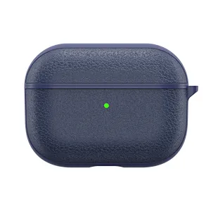 WiWU Calfskin Genuine Leather Case for Airpods 3 Earphone Protection Case Anti Fingerprint Full Wrapped Case Earbuds Cover