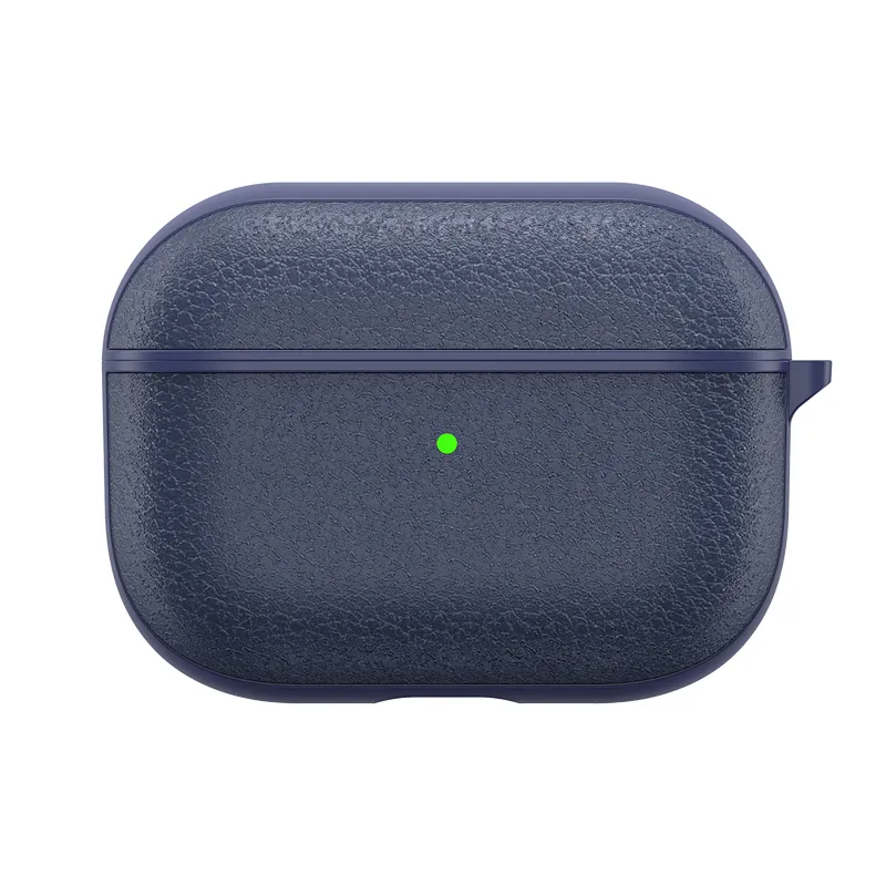 WiWU Calfskin Genuine Leather Case for Airpods 3 Earphone Protection Case Anti Fingerprint Full Wrapped Case Earbuds Cover