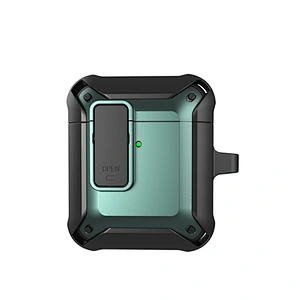 WiWU Mecha AirPods Case Shockproof Waterproof Earphone Cover Keychain Full Protective Case for Apple AirPod Pro Accessories
