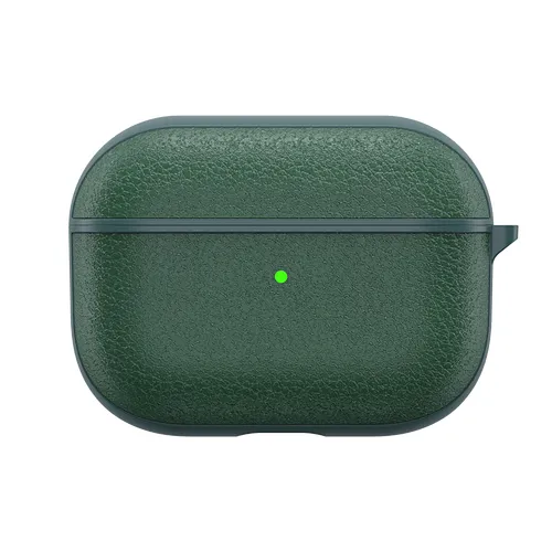 WiWU Calfskin Genuine Leather Case for Airpods 3 Earphone Protection Case Anti Fingerprint Full Wrapped Case Earbuds Cover