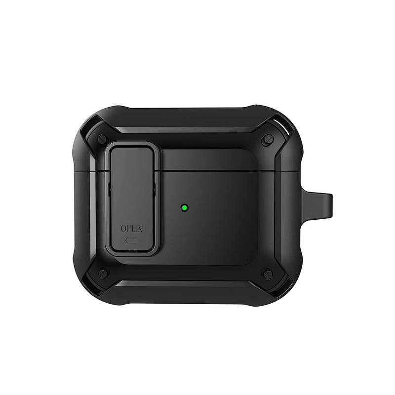 WiWU Mecha AirPods Case Shockproof Waterproof Earphone Cover Keychain Full Protective Case for Apple AirPod Pro Accessories