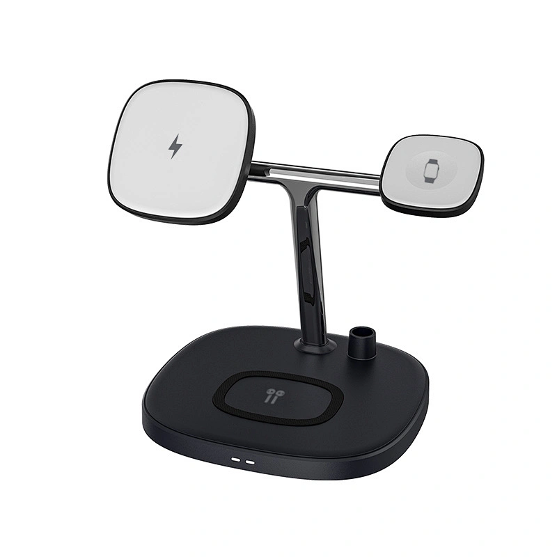 WiWU 4 in 1 Wireless Phone Charger M8 for iPhone 12 13 Series Earphone Watch Magnetic Desk Charger Mobile Stand