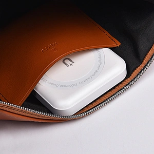 WiWU PU Leather Electronics Accessories Organizer Case for Women Men Travel Bag Cables Chargers Gadgets Pouch Storage Bags