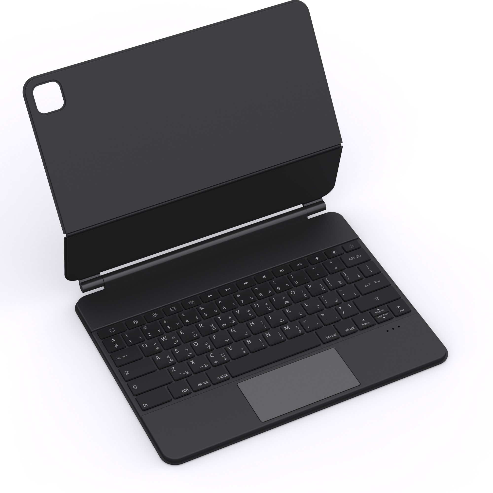 WiWU Magic Bluetooth Adjustable Wireless Keyboard Rechargeable Portable Magnetic Keyboard With Touch Panel
