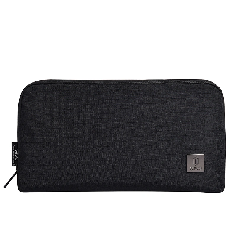 WiWU Alpha Tech Pouch Electronics Organizer Travel Bag for Macbook Cables Chargers Accessories Storage Bags