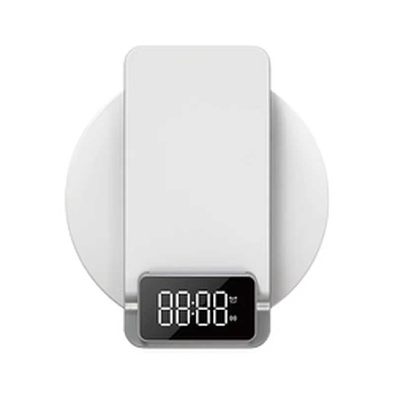 WIWU 4 in 1 Wireless Charger M11 with Time Clock and Backlight for iPhone Wireless Charger 2022 New Arrival