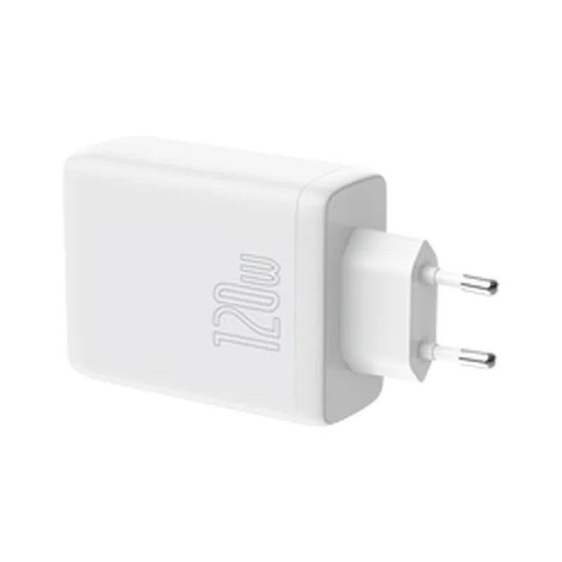 WIWU 120W USB Wall Charger 4 in 1 Mini GaN Quick Charger for Mobile Laptop Fast Charging UK EU US Plug