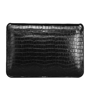 WiWU Ultra Slim Genuine Leather Sleeve with Croco Pattern for Macbook Laptop Bags Briefcase