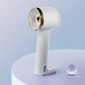 WiWU Mini Handheld Fan Portable Desktop Fan with 3 Speed Powerful Adjustable USB Rechargeable Fan