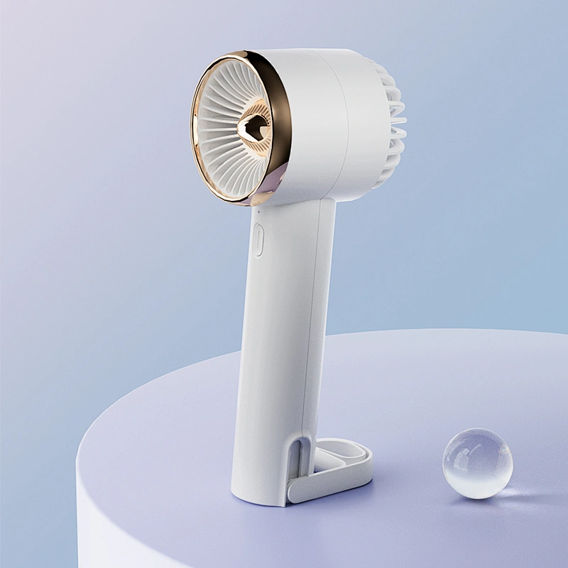 WiWU Mini Handheld Fan Portable Desktop Fan with 3 Speed Powerful Adjustable USB Rechargeable Fan