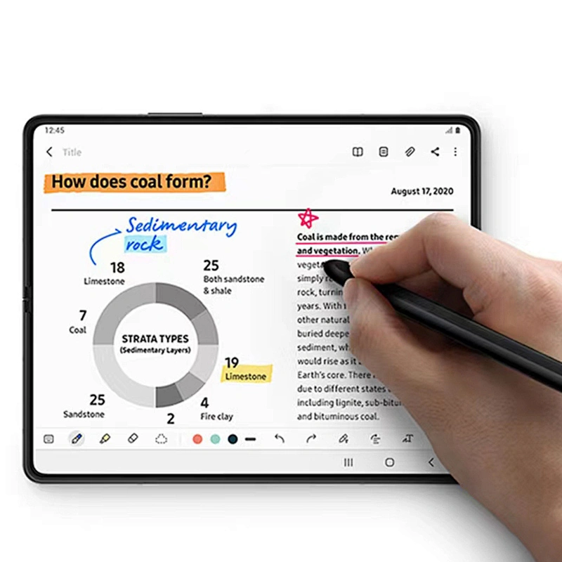 WiWU Wholesale Touch Screen Stylus Pen for Samsung Galaxy Z Fold 3 promotional Rechargeable Mobile Phone Stylus Pencil