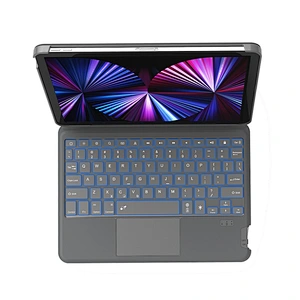 WiWU 2 in 1 Magnetic Attach Wireless Keyboard Case for iPad with Touchpad & Backlit Tablet Keyboards