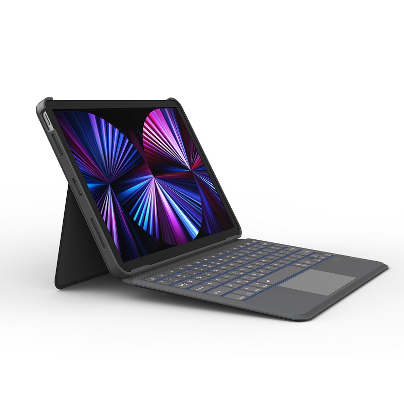 WiWU 2 in 1 Magnetic Attach Wireless Keyboard Case for iPad with Touchpad & Backlit Tablet Keyboards