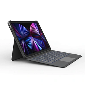 WiWU 2 in 1 Magnetic Attach Wireless Keyboard Case for iPad with Touchpad & Backlit Tablet Keyboards