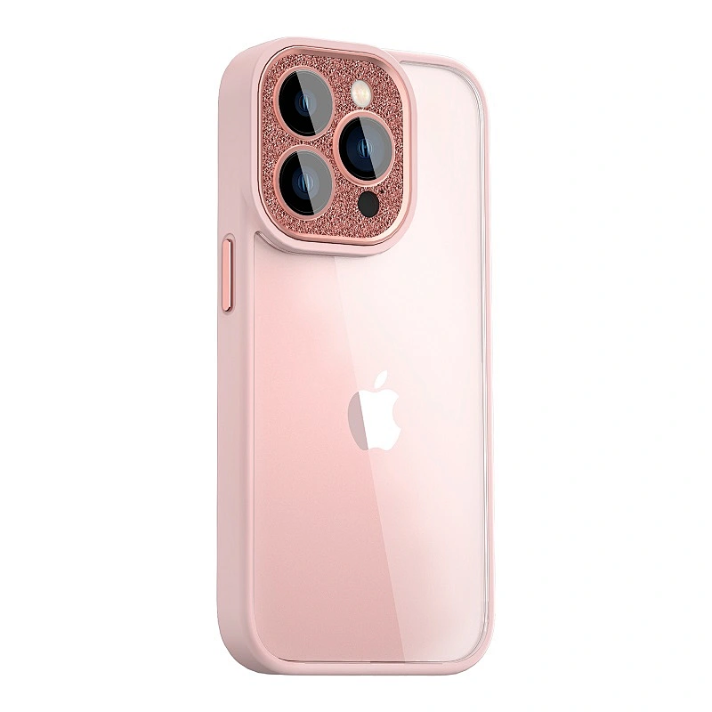 WiWU Multicolor Phone Case for iPhone 13 & 14 Shockproof Protective with Lens Guard Transparent Phone Back Cover
