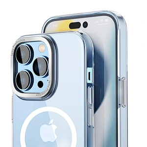 WiWU Magnetic Phone Case for iPhone 14 Anti-Fingerprint Anti-Scratch Clear Full Protection Cell Phone Back Cover