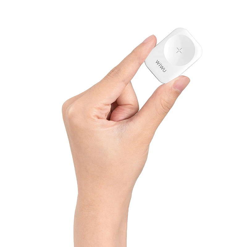 WiWU Mini Size Magnetic Smart Watch Wireless Charger for Apple Watches Portable Quick Charger