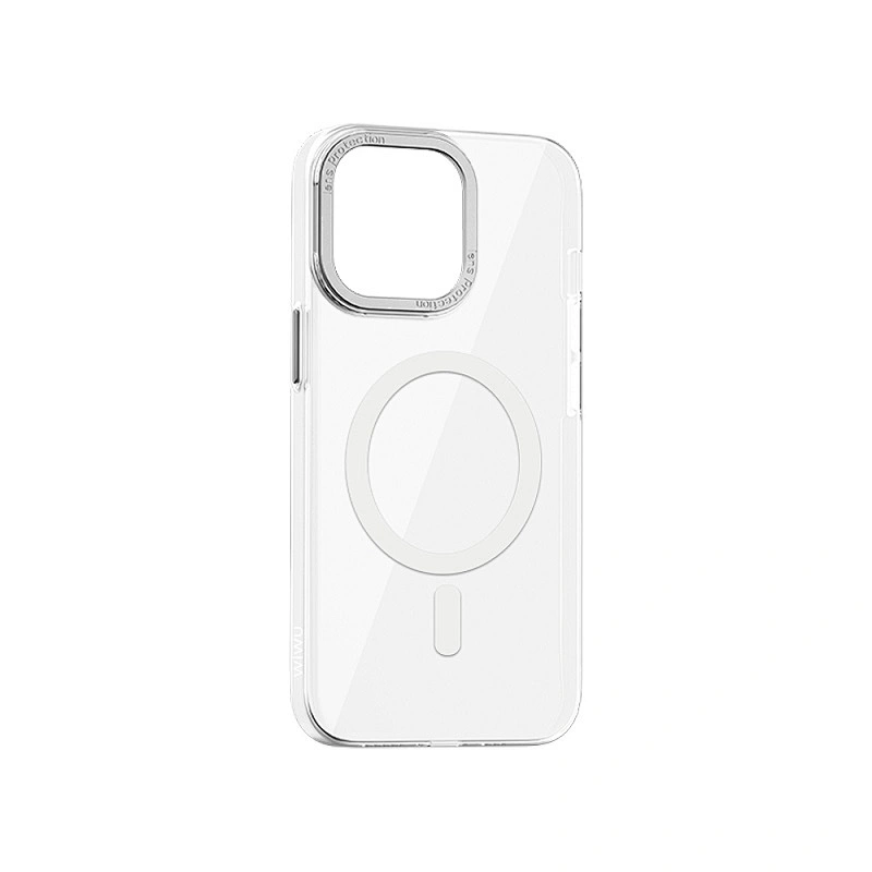 WiWU Magnetic Phone Case for iPhone 14 Anti-Fingerprint Anti-Scratch Clear Full Protection Cell Phone Back Cover