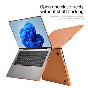 WiWU Leather Shield Case for Macbook Pro 2020-2021 Shockproof Anti-scratch Laptop Protecitve Case