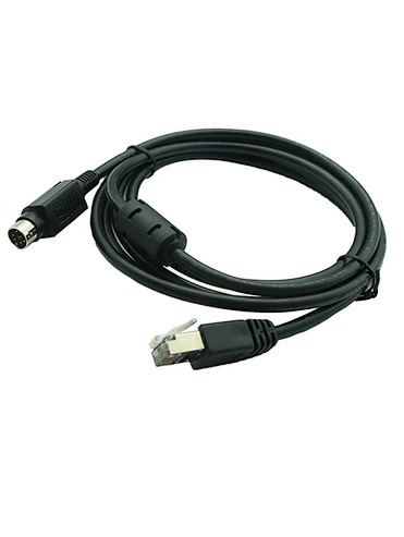 MINI Din 5pin male to RJ50 10P10C Patch cord scanner cable