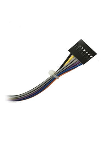 Customized 2.54mm 14P Terminal Housing to Open Stripped Tinned UL1007 22AWG  L=250mm Wire Harness Cable