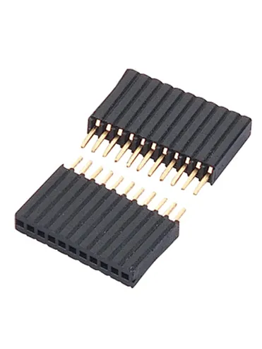 1.27mm Female Header H8.5 Single Row Straight Type
