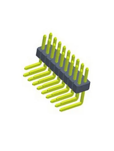 0.8x1.2mm Pin Header Dual Row Right Angle Type