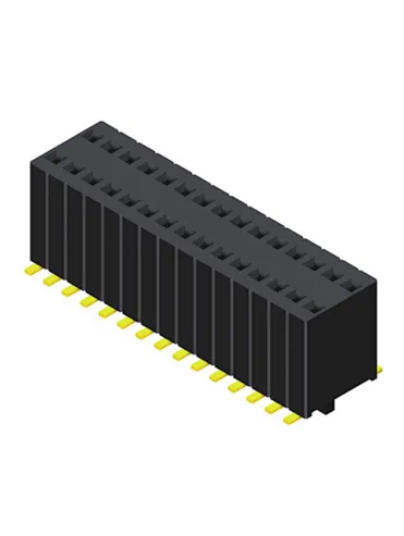 1.27x2.54mm Female Header H8.5 Dual Row SMT